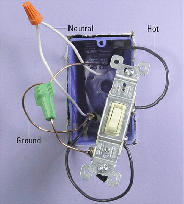 3 Types Of Light Switch Wiring Guide, Installing Light Fixture Two Ground Wires